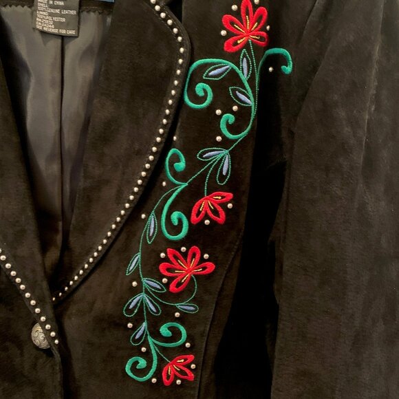 Cripple Creek Vintage Suede Leather Jacket NWOT - Picture 4 of 9